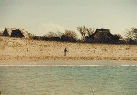 Haus vom Strand aus Norden, Fr&uuml;hling 1997